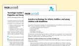 Assistive Technology for Infants, Toddlers, and Young Children with Disabilities