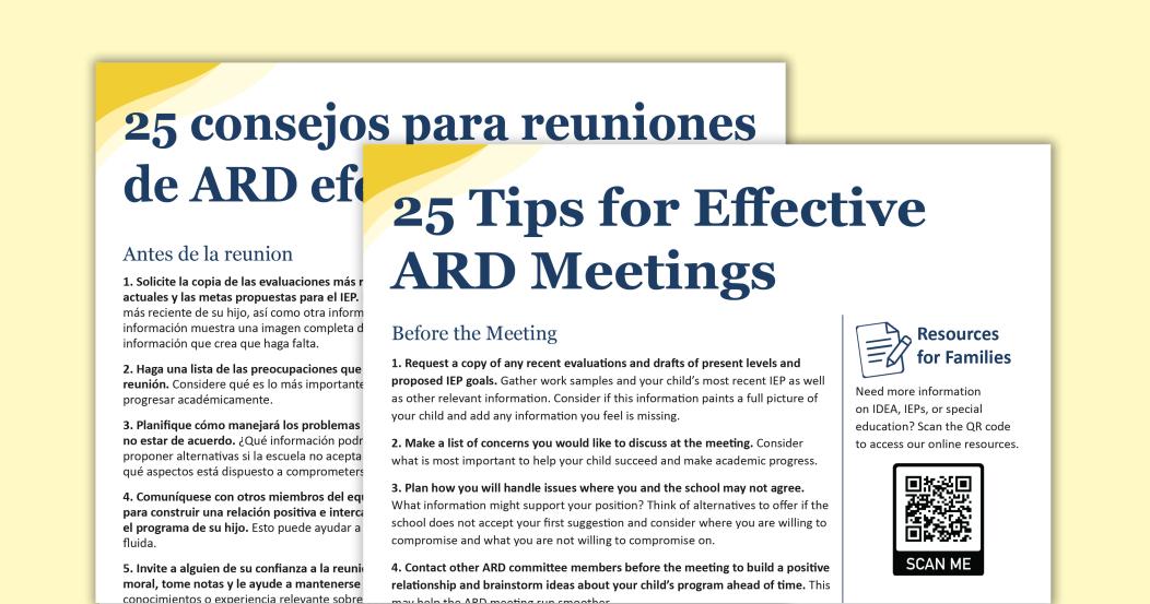 25 Tips for Effective IEP Meetings