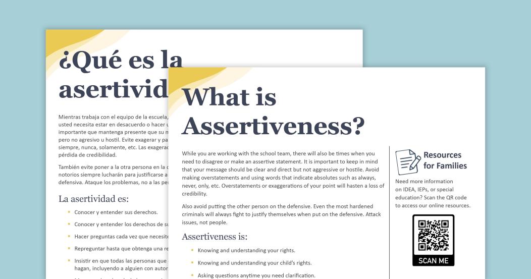 What is Assertiveness?