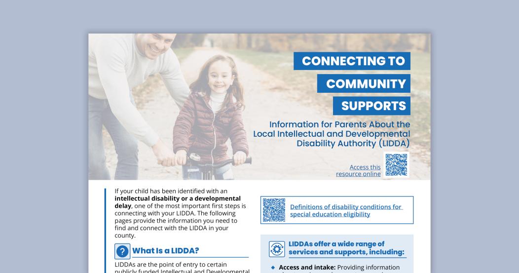 Connecting to Community Supports