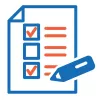 checklist icon with two items completed on it